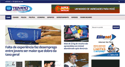 Desktop Screenshot of otempojornalismo.com.br